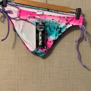 Billabong Vibrant Pink and Blue Bikini Bottom